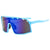 Streetwear Geometric Pc Square Full Frame Sports Sunglasses