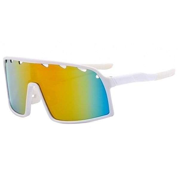 Streetwear Geometric Pc Square Full Frame Sports Sunglasses