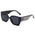 Streetwear Geometric Pc Square Full Frame Women's Sunglasses