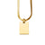 Streetwear Geometric Stainless Steel Plating Gold Plated Silver Plated Pendant Necklace