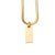 Streetwear Geometric Stainless Steel Plating Gold Plated Silver Plated Pendant Necklace