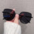 Streetwear Gradient Color Ac Cat Eye Full Frame Women's Sunglasses