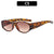 Streetwear Gradient Color Ac Oval Frame Full Frame Women's Sunglasses