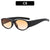 Streetwear Gradient Color Ac Oval Frame Full Frame Women's Sunglasses