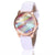 Streetwear Gradient Color Buckle Quartz Women's Watches