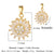 Streetwear Heart Shape Copper Plating Inlay Zircon Gold Plated Jewelry Accessories