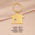 Streetwear House Stainless Steel None 18K Gold Plated Bag Pendant Keychain