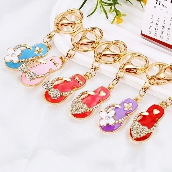 Streetwear Korean Style Heart Shape Shoe Metal Women's Bag Pendant Keychain