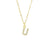 Streetwear Letter Titanium Steel Copper Zircon Pendant Necklace In Bulk