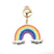 Streetwear Rainbow Cotton Women's Bag Pendant Keychain