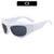 Streetwear Solid Color Ac Cat Eye Full Frame Women's Sunglasses