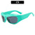 Streetwear Solid Color Ac Cat Eye Full Frame Women's Sunglasses