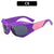 Streetwear Solid Color Ac Cat Eye Full Frame Women's Sunglasses