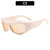 Streetwear Solid Color Ac Cat Eye Full Frame Women's Sunglasses