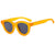 Streetwear Solid Color Ac Oval Frame Full Frame Women's Sunglasses