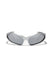 Streetwear Solid Color Ac Polygon Full Frame Women's Sunglasses