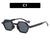 Streetwear Solid Color Ac Polygon Full Frame Women's Sunglasses