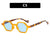 Streetwear Solid Color Ac Polygon Full Frame Women's Sunglasses