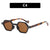 Streetwear Solid Color Ac Polygon Full Frame Women's Sunglasses