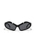 Streetwear Solid Color Ac Polygon Full Frame Women's Sunglasses