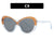 Streetwear Solid Color Ac Round Frame Full Frame Optical Glasses