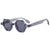 Streetwear Solid Color Ac Round Frame Full Frame Women's Sunglasses