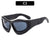 Streetwear Solid Color Ac Special-shaped Mirror Full Frame Women's Sunglasses