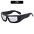 Streetwear Solid Color Ac Square Full Frame Glasses