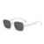 Streetwear Solid Color Ac Square Full Frame Men's Sunglasses