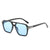 Streetwear Solid Color Ac Square Full Frame Women's Sunglasses