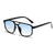 Streetwear Solid Color Leopard Pc Oval Frame Full Frame Women's Sunglasses