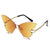 Streetwear Solid Color Pc Butterfly Frame Frameless Women's Sunglasses