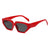 Streetwear Solid Color Pc Cat Eye Full Frame Women's Sunglasses