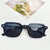 Streetwear Solid Color Pc Resin Square Full Frame Women's Sunglasses