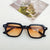 Streetwear Solid Color Pc Resin Square Full Frame Women's Sunglasses