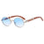 Streetwear Solid Color Pc Round Frame Full Frame Women's Sunglasses