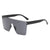 Streetwear Solid Color Pc Square Frameless Men's Sunglasses