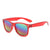 Streetwear Solid Color Pc Square Full Frame Kids Sunglasses