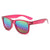 Streetwear Solid Color Pc Square Full Frame Kids Sunglasses