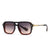 Streetwear Solid Color Pc Square Full Frame Men's Sunglasses