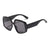 Streetwear Solid Color Pc Square Full Frame Women's Sunglasses