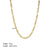 Streetwear Solid Color Stainless Steel Plating Metal 18k Gold Plated Sweater Chain Necklace