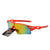 Streetwear Sports Geometric Ac Square Half Frame Sports Sunglasses