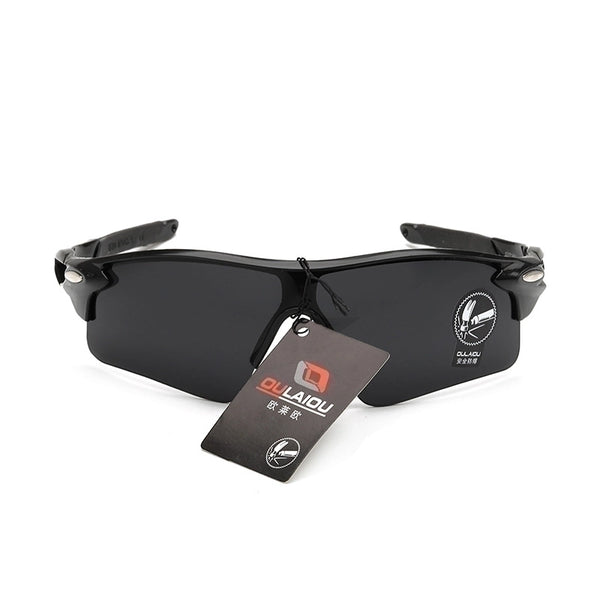 Streetwear Sports Geometric Ac Square Half Frame Sports Sunglasses