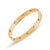 Streetwear Star Titanium Steel Plating Bangle