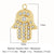 Streetwear Sun Titanium Steel Plating Inlay Rhinestones Zircon 18k Gold Plated Jewelry Accessories