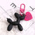 Style Love Electroplated Blow Dog Keychain Couple Girlfriend DIY Key Chain Bag Pendant Accessories Small Gift