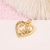 Style New 14K Gold Cut Surface Refraction Color Zircon Heart-Shaped Pendant   Pendant Wholesale