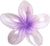 Style  Style Egg Flower Custom Transparent Gradient Flower Grab Clip New Color Hair Clip Back Head Advanced Hair Clip