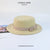 Summer Casual Sunscreen Flat Bow Woven Parent-child Straw Hat